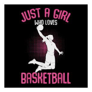 Basketball Girl Women Poster