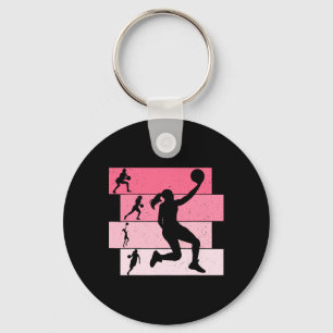 Basketball Girls Women Kids Key Ring