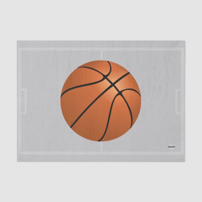 Basketball Git Wrap Tissue Paper HAMbyWG (Front)