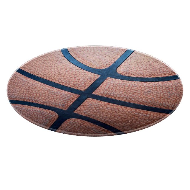 Basketball Glass Cutting Board (Corner)