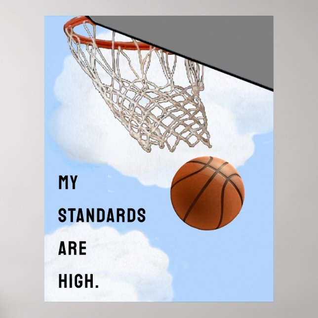 Basketball Goals Poster (Front)