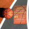 Basketball Gold Bar Mitzvah Invitation