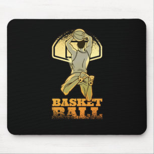 Basketball Gold W Mouse Pad