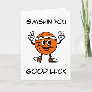 basketball good luck cards