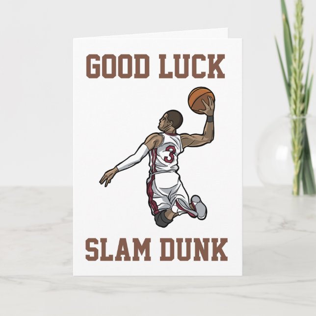 basketball good luck cards (Front)
