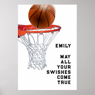Basketball Good Luck Poster