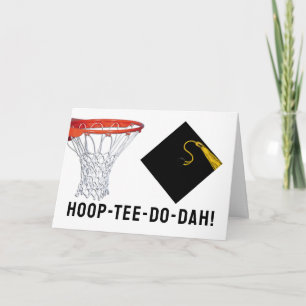 Basketball Graduation Card