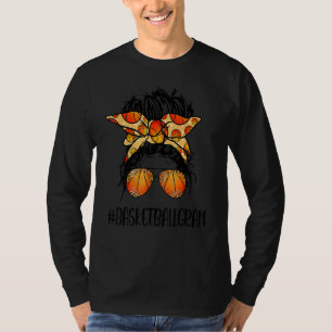 Basketball Gram Messy Bun Player Gram Mother's Day T-Shirt