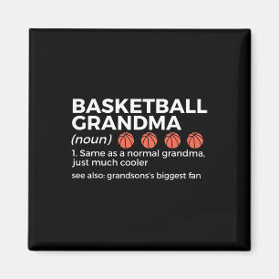 Basketball Grandma Definition Grandson's Largest F Magnet