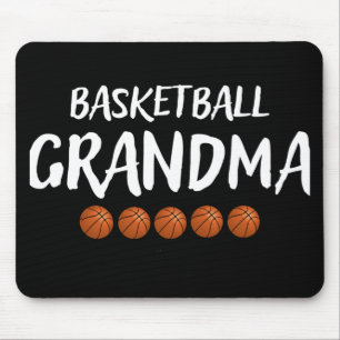 Basketball Grandma Grandmother Grammy Nana Mimi Mouse Pad