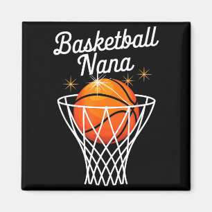 Basketball grandma nana basketball hoop mothers da magnet