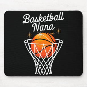 Basketball grandma nana basketball hoop mothers da mouse pad