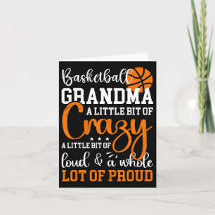 Basketball Grandma Proud Grandmother Of A Basketba Card