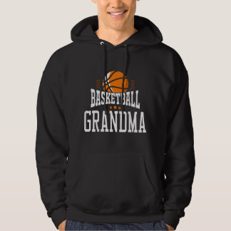Basketball Grandma Team Sports Fan Hoodie