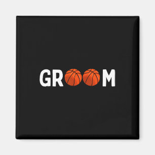 Basketball Groom Wedding Funny Magnet