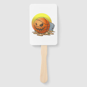 Basketball Halloween  Hand Fan