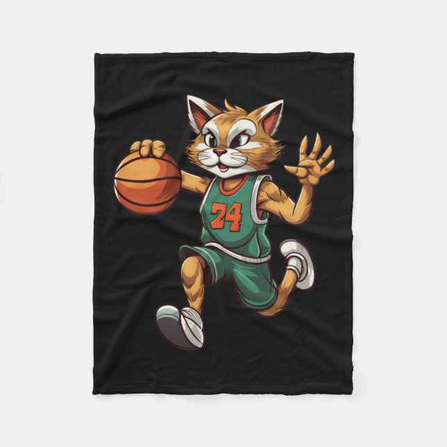 Basketball Hangover  Fleece Blanket (Front)