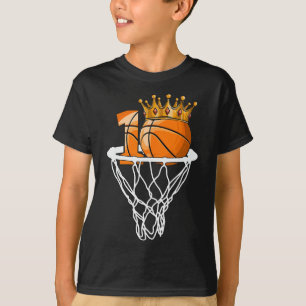 Basketball Happy 10th Birthday Boy Bball 10 Years  T-Shirt