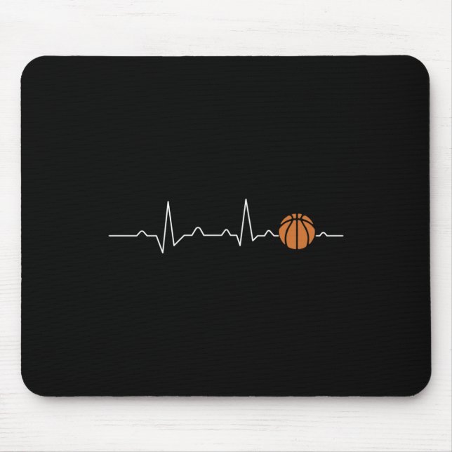 Basketball Heart 1  Mouse Pad (Front)