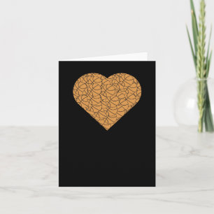 Basketball Heart Love Design Card