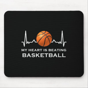 Basketball Heartbeat 10 Mouse Pad