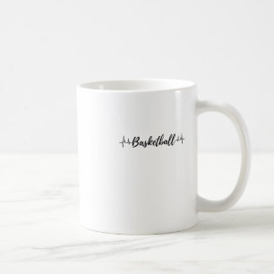 Basketball Heartbeat 2 Coffee Mug