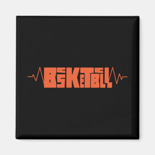 Basketball Heartbeat (2) Magnet