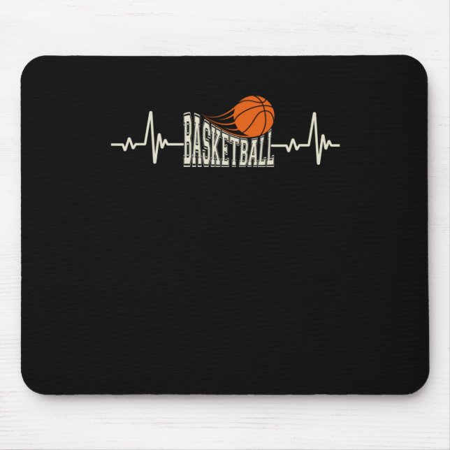 Basketball Heartbeat 3  Mouse Pad (Front)