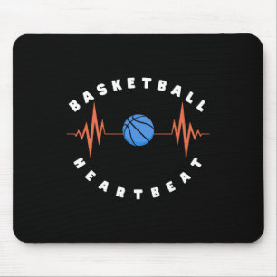 Basketball Heartbeat 6 Mouse Pad