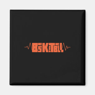 Basketball Heartbeat 9 Magnet