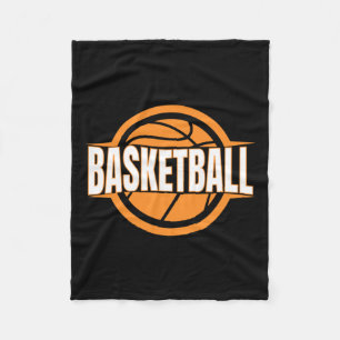 Basketball Heartbeat Fleece Blanket
