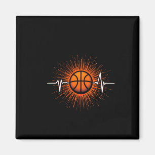 Basketball Heartbeat – Love For The Game Tee  Magnet