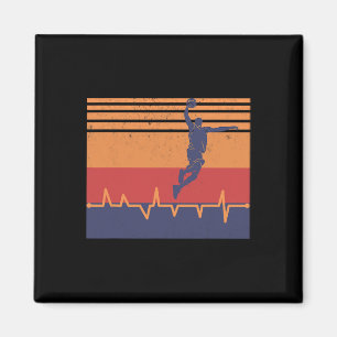 Basketball Heartbeat Magnet