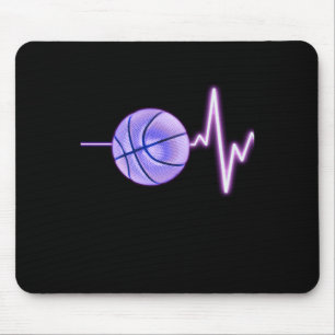 Basketball Heartbeat - Newest Funny Basketball Mouse Pad