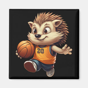 Basketball Hedgehog 1  Magnet