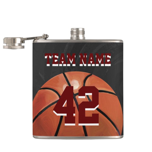 Basketball Hip Flask (Opened)