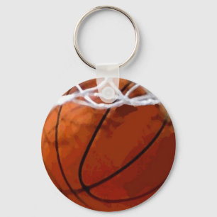 Basketball Hoop & Ball Keychain