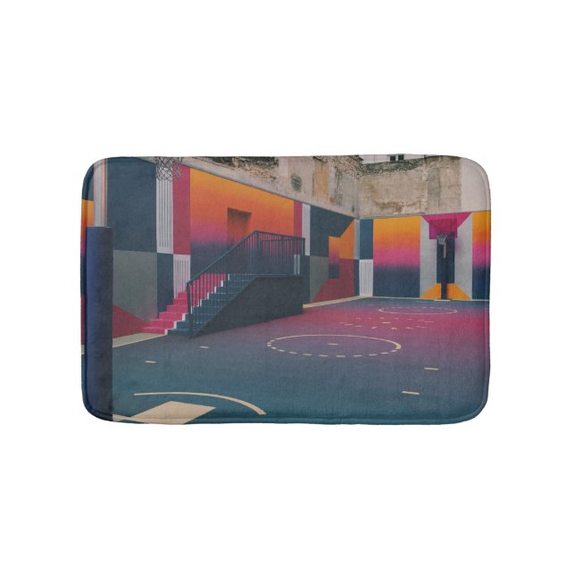 Basketball Hoop Bath Mat (Front)