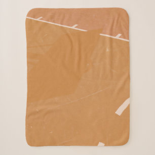 Basketball hoop casting shadow on line sherpa blanket