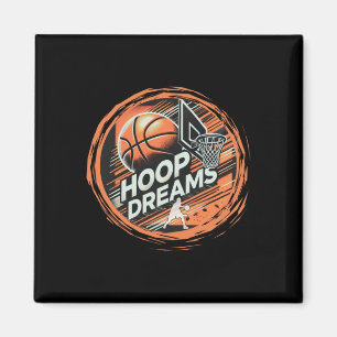 Basketball Hoop Dreams Active  Magnet