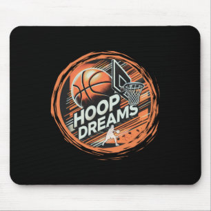 Basketball Hoop Dreams Active Mouse Pad