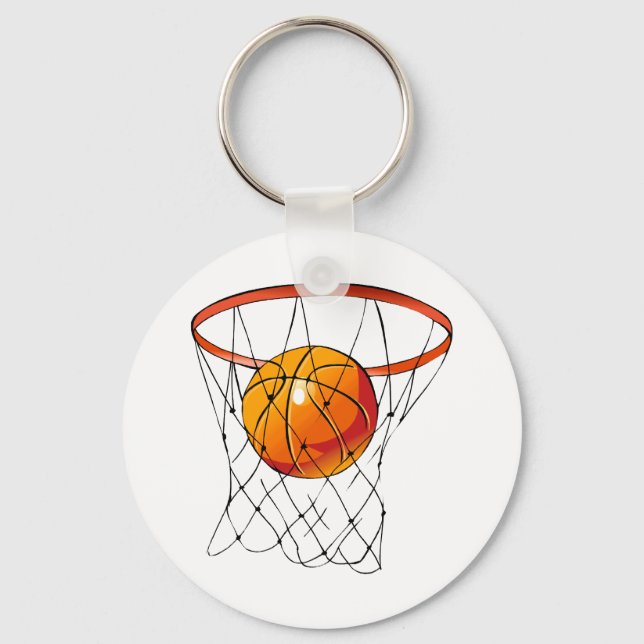 Basketball Hoop Key Ring (Front)