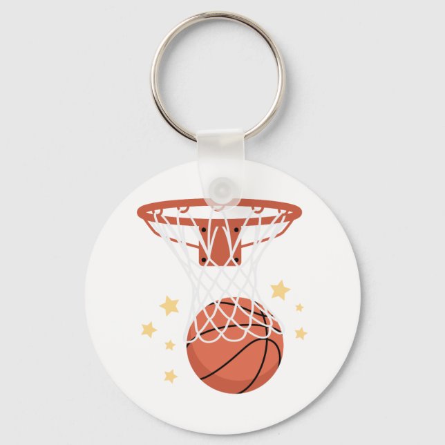 Basketball Hoop Key Ring (Front)
