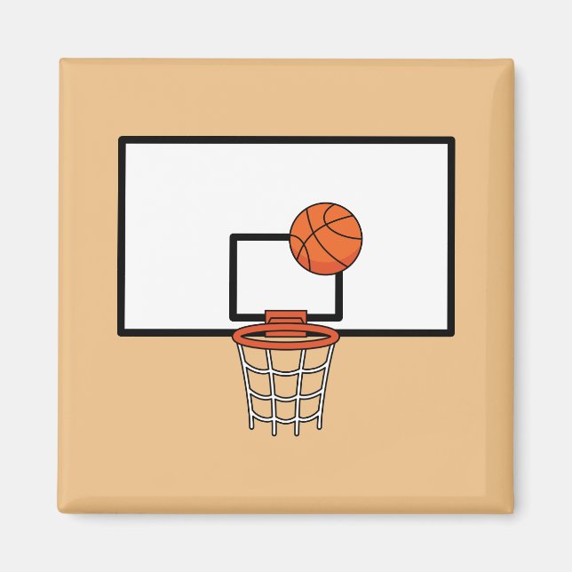 Basketball Hoop Magnet (Front)