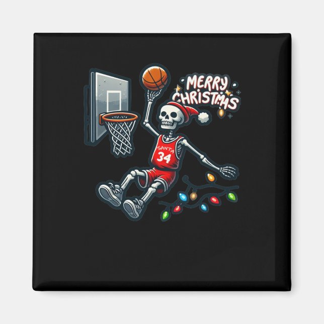 Basketball Hoop  Magnet (Front)