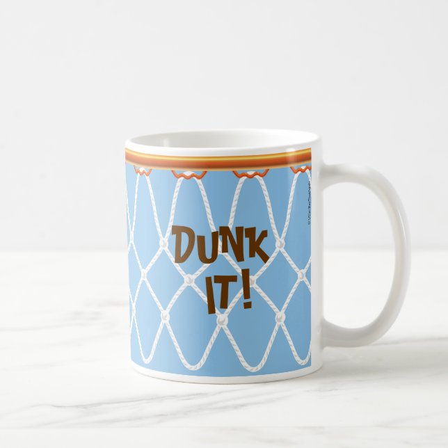 Basketball Hoop Net_Dunk it!_blue_jumpstart Coffee Mug (Right)
