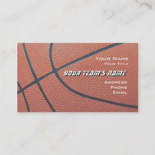 Basketball Hoop Net_texture look_hoop net on blue Business Card
