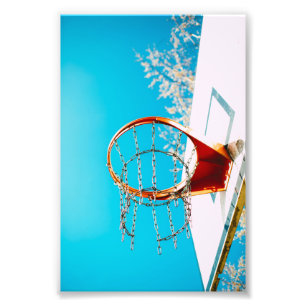 Basketball Hoop Photo Print