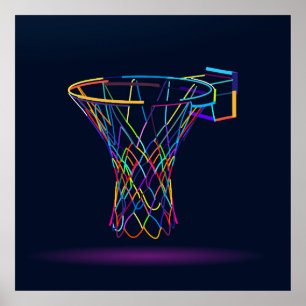  Basketball hoop Poster