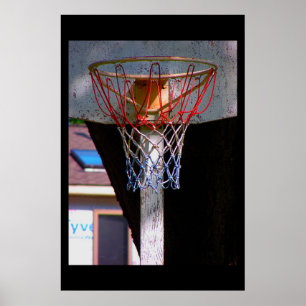 Basketball Hoop Poster